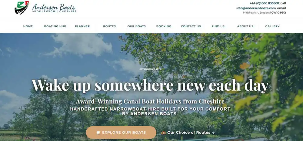 Welcome! A New Canal Boating Website