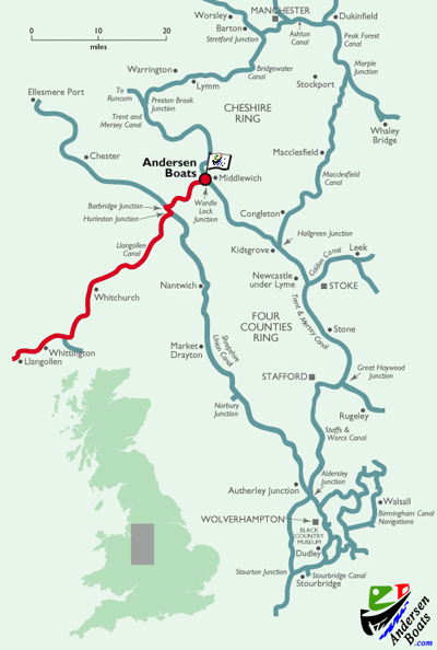Llangollen Canal Route