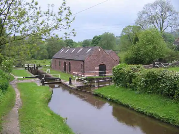 Scenery along the Caldon Canal and the Potteries